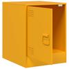 Nightstands 2 Pcs. Mustard Yellow 34.5 X 39 X 44 Cm Steel