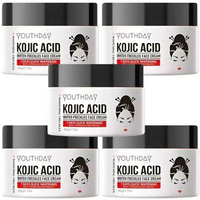 Kojic Acid Cream 50 Ml (Pack of 5) | Instant Wrinkle Cream Eye Firming Anti-Aging Lifting Moisturizing Cream | For All Skin Types