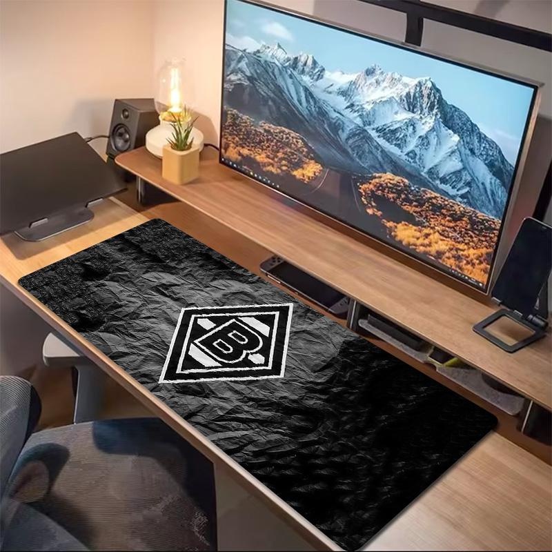 Borussia Mönchengladbach Print Cushion Non-slip Laptop Tablet Big Mousepad XXL Mat Mini PC Playmat With Lock edge
