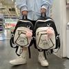 Schoolbag Japanese Color Matching Casual Travel Small Backpack Girl Junior High School Student Large Capacity Backpack 1st Grade Backpack