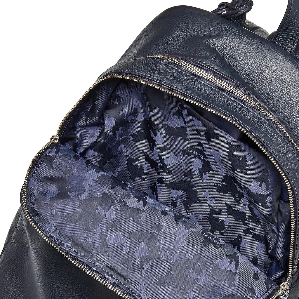 Backpack Shrink Leather Navy [Aniari] N/A