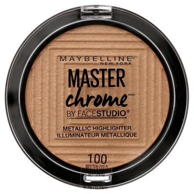 Maybelline Facestudio Master Chrome Metallisk Highlighter Makeup, Molten Gold, 0,24 fl oz