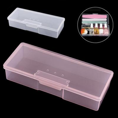 Kunststoff Transparent Nagel Zubehör Pinsel Kit Lagerung Box Container Organizer Fall