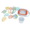 Beach Toys Set Collapsible Sand Bucket and Shovels Set Interactive Kids Sand Toys for Beach Party   Activities