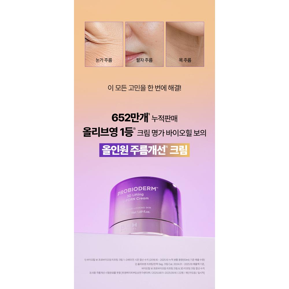 BIOHEAL BOH Probioderm 3D Lifting L-PDRN Cream 50ml - Firming Repair Cream, Korean
