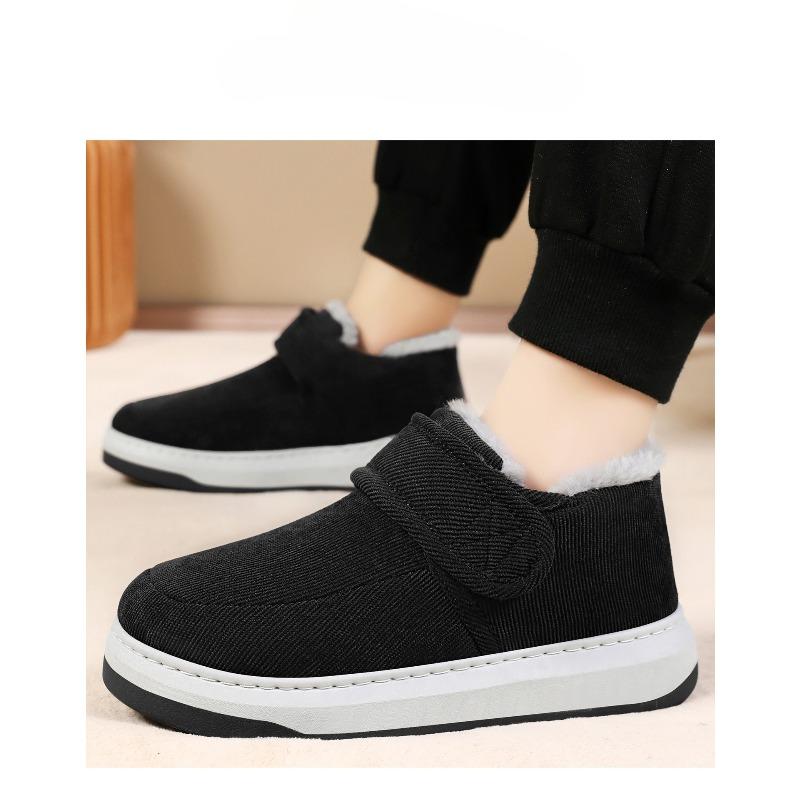 New Cotton Shoes for Women, Slippers, Heels, Anti-slip and Fleece Warm Shoes