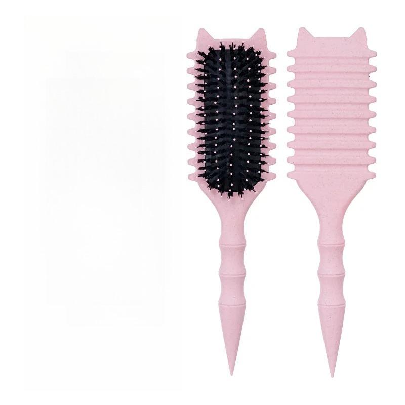 WANMEI Salon Styling Curly Hair Styling Brush Curl Hair Brush for Combing and Shaping  Curls Reduce Pulling Tools