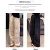 Summer 2025 Women's Lace Hollow Wide-Leg High-Waist Draping Pants - Ice Silk Cool & Casual Petite Fit