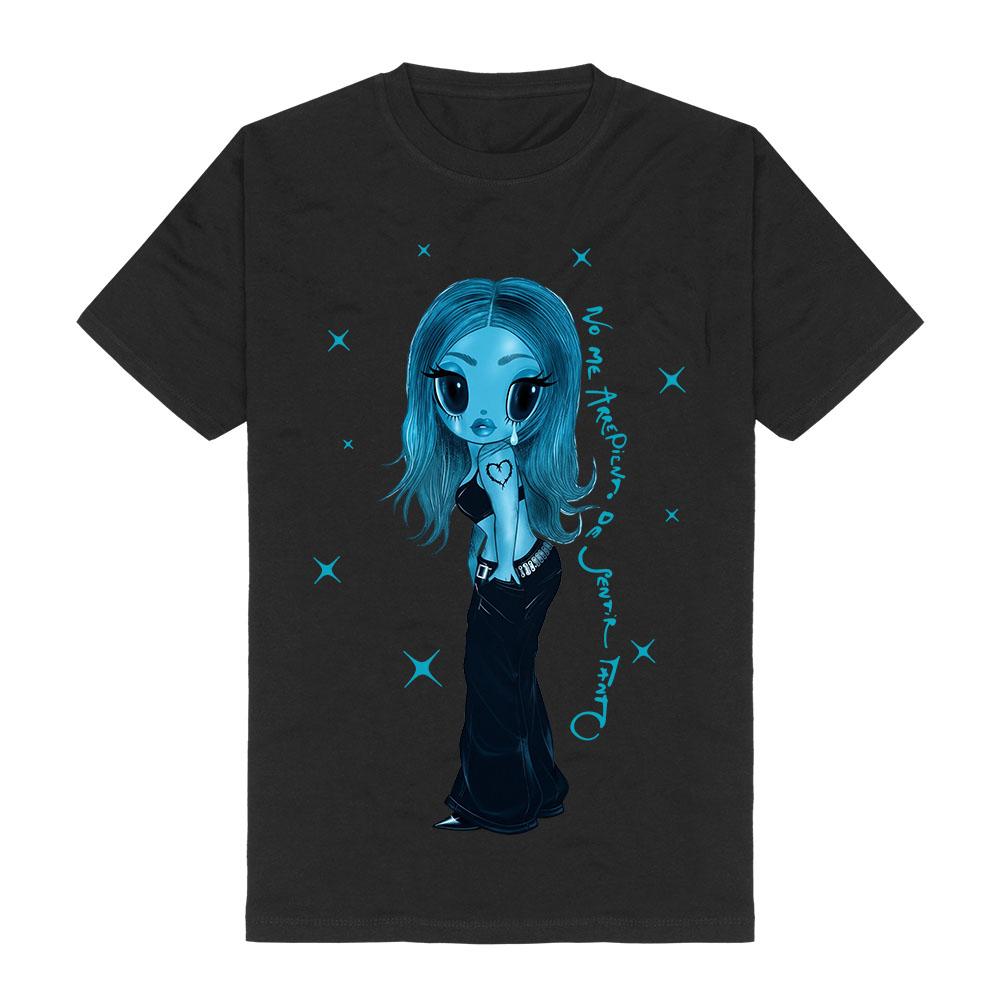 Karol G No Me Arrepiento De Sentir Tanto T-Shirt Spanischer Buchstaben Slogan Print T-Shirt Kurzarm Rundhals Gothic Streetwear Shirt