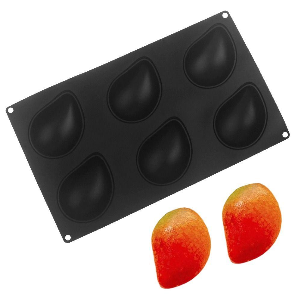 Food-Grade Silicone Mango Mousse Cake Mold Fruit Shaped Baking Cake Molds  Pastry Making