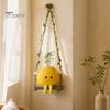 Small Gifts for Friends Cute Swinging Lemon Wall Hanging Ornament, Smiling Figurine, Resin Swing Personalized Room Decor Accessories Decor,