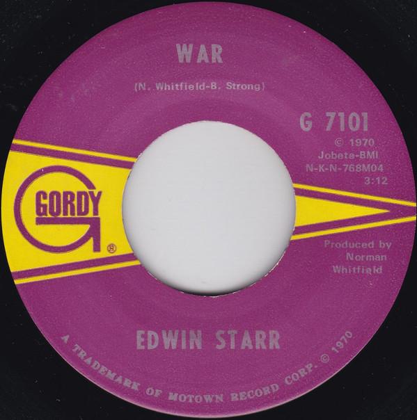 

7inch Record EDWIN STARR - War G7101 GORDY 1970 US Soul/Funk Used