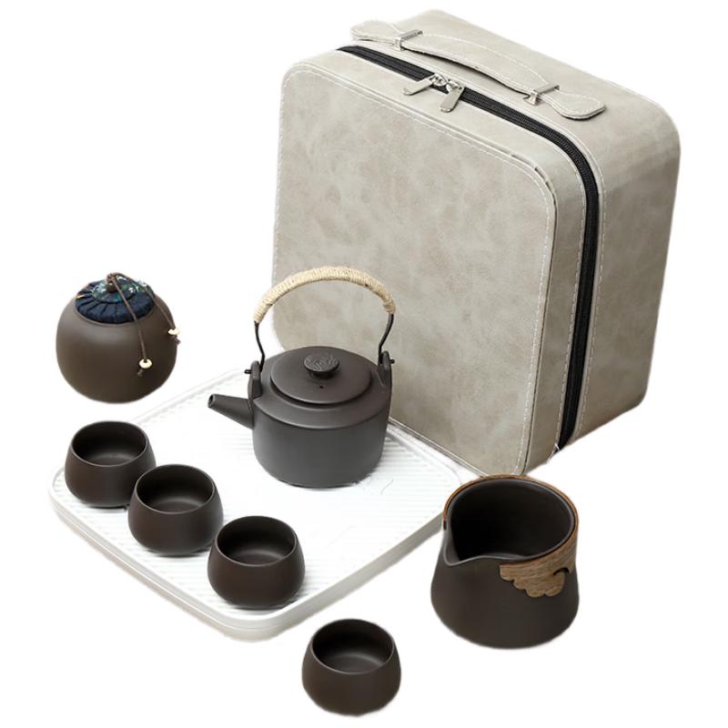 Wo Ding Zisha Travel Kung Fu Tea Set