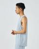 [super.natural] [sn] Supernatural P140 Everyday Tank Top, Merino Wool, Sweat-wicking, Quick-drying, Odor-resistant, Running & Training, Men's, Sky Gre