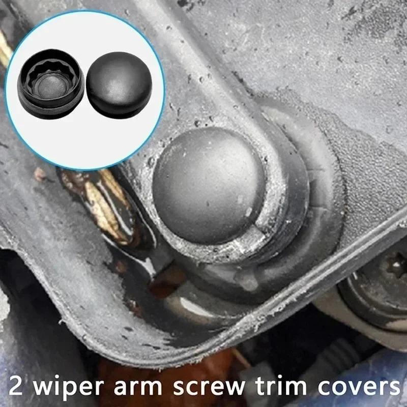 8X Rubber Cap Bolt for Kia Ceed Front Wiper Arm Nut Cover Optima Picanto Rio JB Sorento Soul Carens Cerato Waterproof Anti Rust