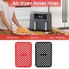 Wiederverwendbare Silikon-Airfryer-Einlagen für Ninja Foodi Dual Airfryer DZ201, Antihaft-Airfryer-Zubehör Pergamentpapier