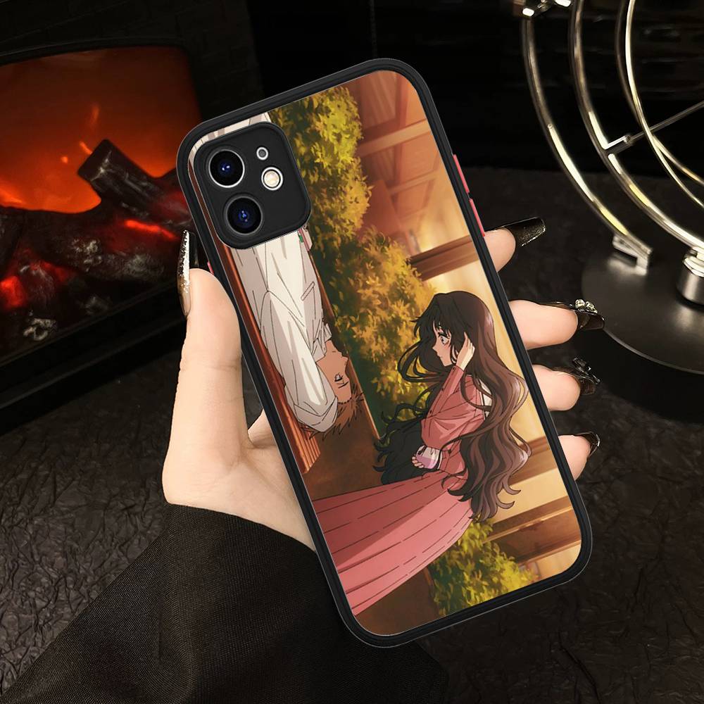 Anime Cute Kaoruko And Rintarou Phone Case For iPhone 16e 16 15 14 13 12 11 Pro Max X XS Max Plus Matte Clear