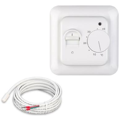 Wall Mounted Heating Controller 5 40℃ Temperature Ranges 16A Output For Electric Floor Systems With LED Display
