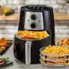 1-lags/3-lags rustfritt stål Airfryer Grill Grønnsaks Kjøtt Dehydreringsstativ Oljeavløpskurv Stekt Kyllingstativ Stabling Rac
