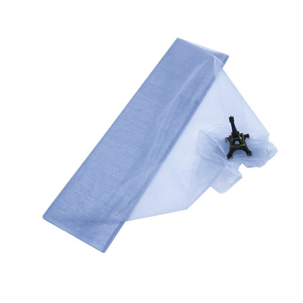 

Рулон тюля 500*48см DIY Ткань из органзы и марли Садовая вечеринка Лестницы Спинка стула Украшение серый