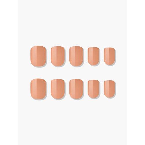Reusable Nail Tips Royal Milk Tea (Short Square)