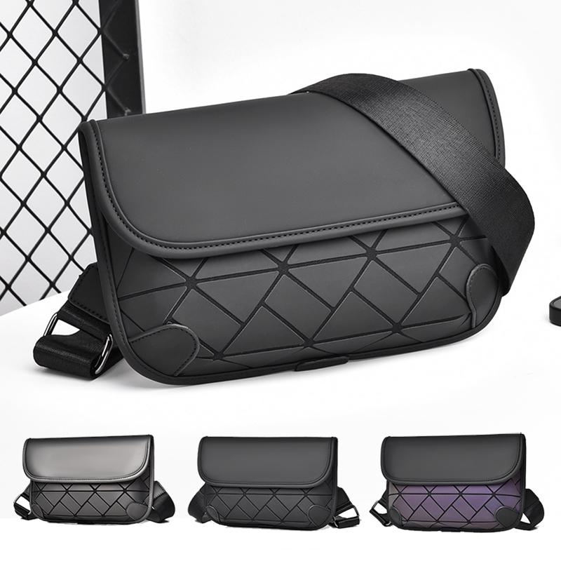 Fashiable Men's Shoulder Bag Diamd Grid Crossbody Bag Suitable for Casual Crossbody Bags Commuting Bags Mobile Phe Bags
