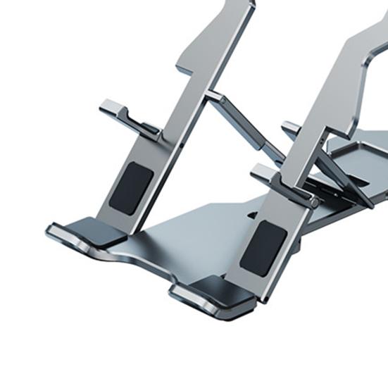 T612 Phone Stand Foldable Anti-slip Aluminum Alloy Portable Multifunctional Desktop Phone Tablet Bracket for Home