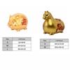 Zodiac Horse Cartoon Piggy Bank Gold Red Coin Saving Box Practical Pig Coin Jar  Festive Occasions