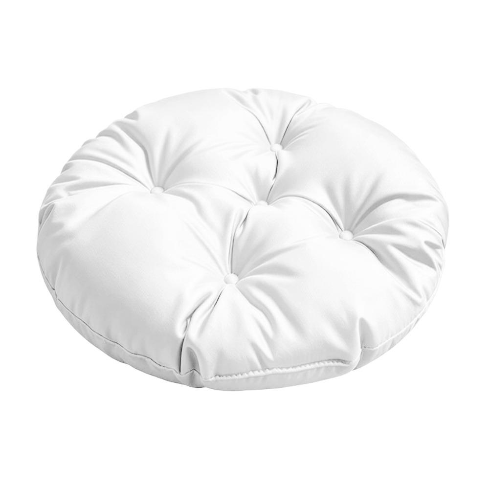 Silk Fabric Chair Cushion Round Sofa Seat Cushion Durable Tatami Mat  for Home&Office