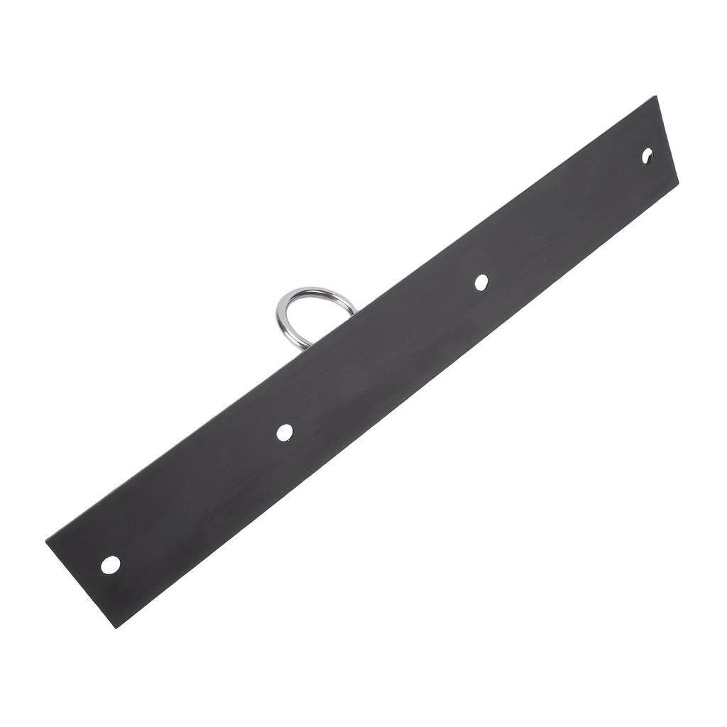 Aluminum L Track 304mm Thickened L Track Tie Down Rail with 4 Round Rings for Motorcycles ATVs Dirt Bikes Pickup Trucks