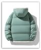 Men's Hooded Down Cotton Bread Jacket - Trendy Casual Coat for Students and Couples