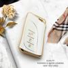 Luxurious Golden Edge Remote Car Key Case Cover For Lexus NX ES UX US RC LX GX IS RX 200 250h 350h LS 450h 260h 300h UX200