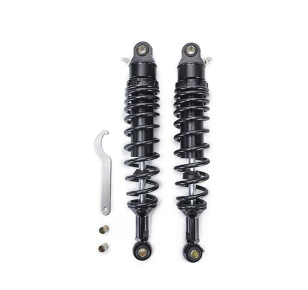 Hegeiisy Universal 340mm 7mm Spring Motorcycle Shock Absorber Rear Suspension for ATV Quad Dirt Bike CB750 CB1300 ZRX400 Black