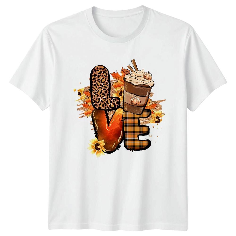 Love Unisexs TShirt Pumpkin Spice Autumn Gift For Her S