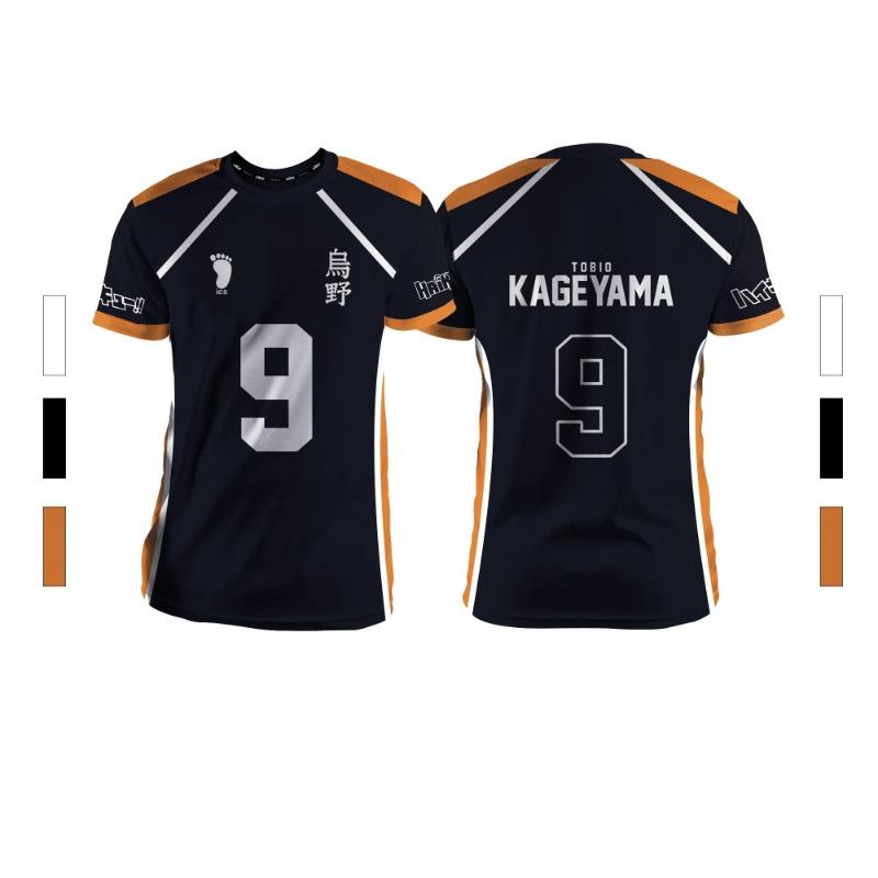 2024 Summer New Men's Sports Fashion Casual Comfortable Breathable Volleyball Anime Unisex Short Sleeve Round Neck T-Shirt