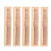 5pcs Disposable Bamboo Comb Stitching Phyllostachys Pubescens Hair Brush for Hotel