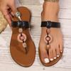 Fashion 2025 The Summer Sandals Women Fashion Casual and Comfortable and Comfortable Beach Outdoor Flip Flop Sandals Ladies Flat Shoes