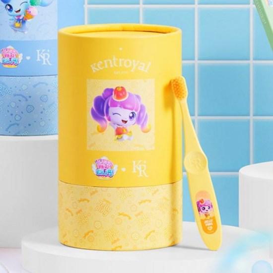 Kent Royal Sweet and Sour Catch Tiniping Season 4 Ultra-Fine Bristle Kids Toothbrush, Soft Ping, 12 Pieces, 2 Pieces, a popular character in Korea