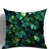 Enchanted FourLeaf Clover Pattern Pillow Covers Pattern Cushion Cover Suitable For Sofa Bedroom Car Pillow Cover