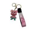 Gradient Resin Dragon Bear Keychain Pendant - Creative Gift for Bags and Cars