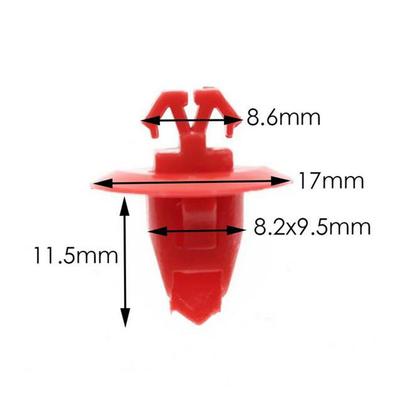 Nye 50 stk 90904-67037 Festeklips for hjulbueform For Toyota