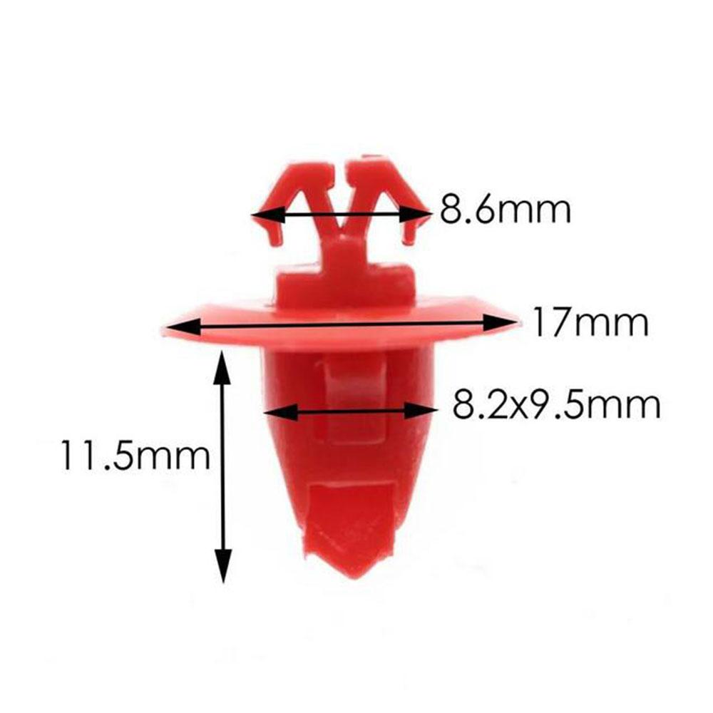 

New 50pcs 90904-67037 Fender Flare Moulding Retainer Clips For Toyota