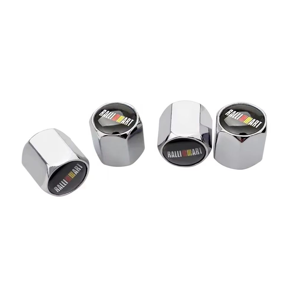 4pcs Car Decor Wheel Tire Valve Air Stem Airdust Cap Covers For Mitsubishi Ralliart Galant Mirage L200 EVO Xpander Cordia Pajero zjcr96