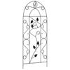 Plant Support Grid Set 3 Pcs Black 40*100 Cm Iron