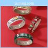 Elegant Leather Hand For Women Snowman Christmas Festival Gift Accessory