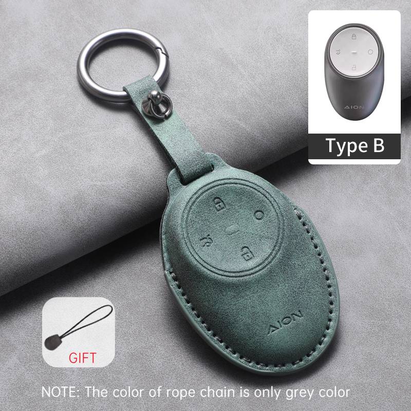 Car Key Case Cover Holder For Gac Aion S Plus New Energy Trumpchi Aion V Y Lx  Ge3 Ga3S Tyrannosaurus Rex Leahter Keychain
