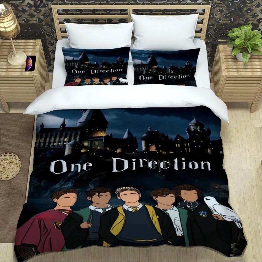 OOne Music Band Direction Bettwäsche Kollektion Einzelbett Doppelbett Vollgröße Queen Size King Size Bett Kollektion Schlafzimmer für Erwachsene und Kinder Bettbezug Kollektion Heimtextilien