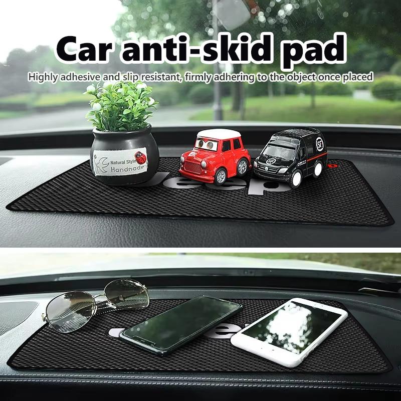 Car Non-slip PVC Mat Dashboard Storage Mobile Phone Key Pads For Jeep Cherokee Wrangler JK Gladiator Compass Renegade Patriot