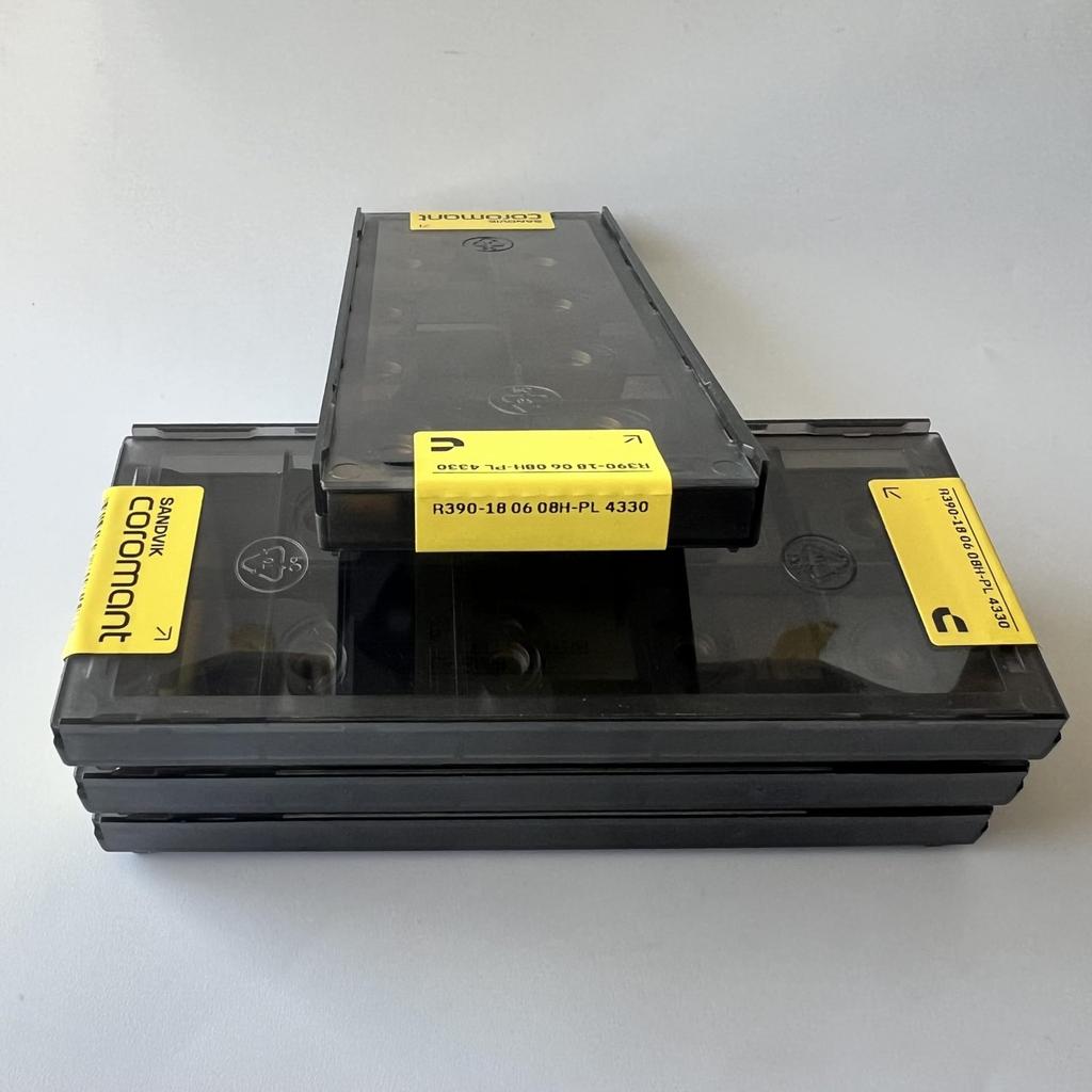 Sandvik / R390-180608H-PL 4330 / Original Swedish Hard Alloy Blade 10 Pcs