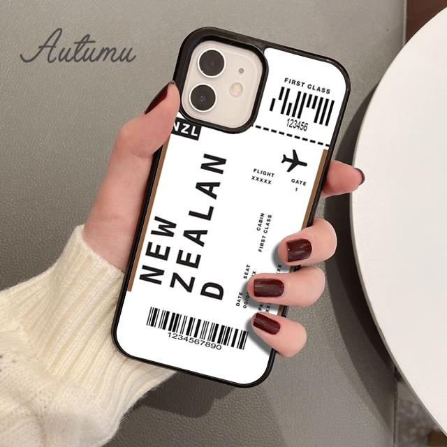 Funny Airport Code Phone Case for iPhone 11 12 13 14 Pro Max Mini X XR XS SE 2020 6S 7 8 Plus Samsung Galaxy S21 S22 Cover Shell